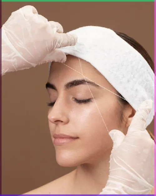 Certificate in Threading training session at the Kira Exotica beauty academy in Indore
